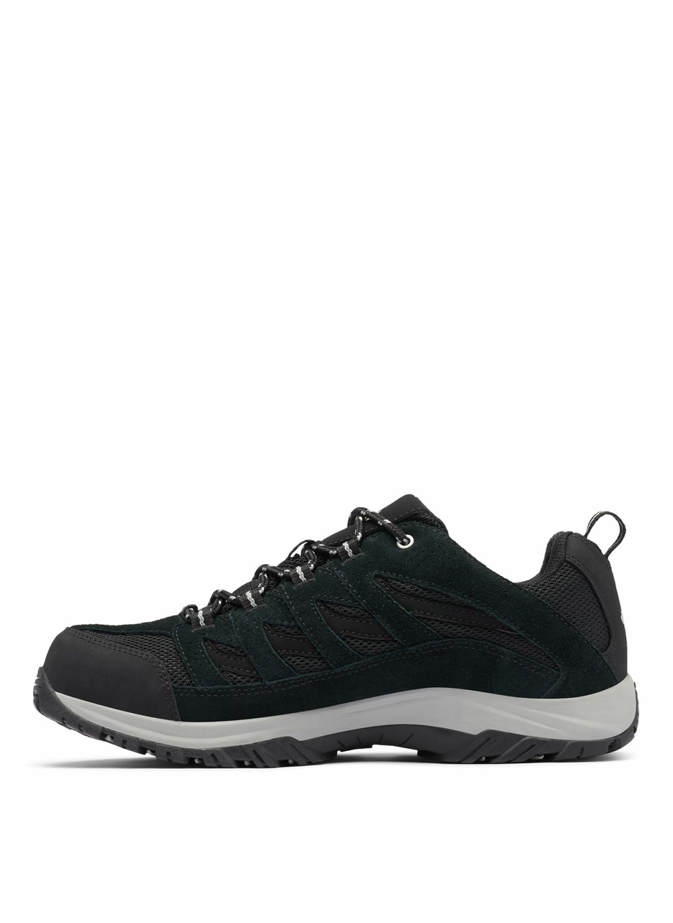 Columbia Men's Crestwood WP, Low Rise Trekking and Hiking Shoes, Black/Columbia Grey, 9.5 Regular