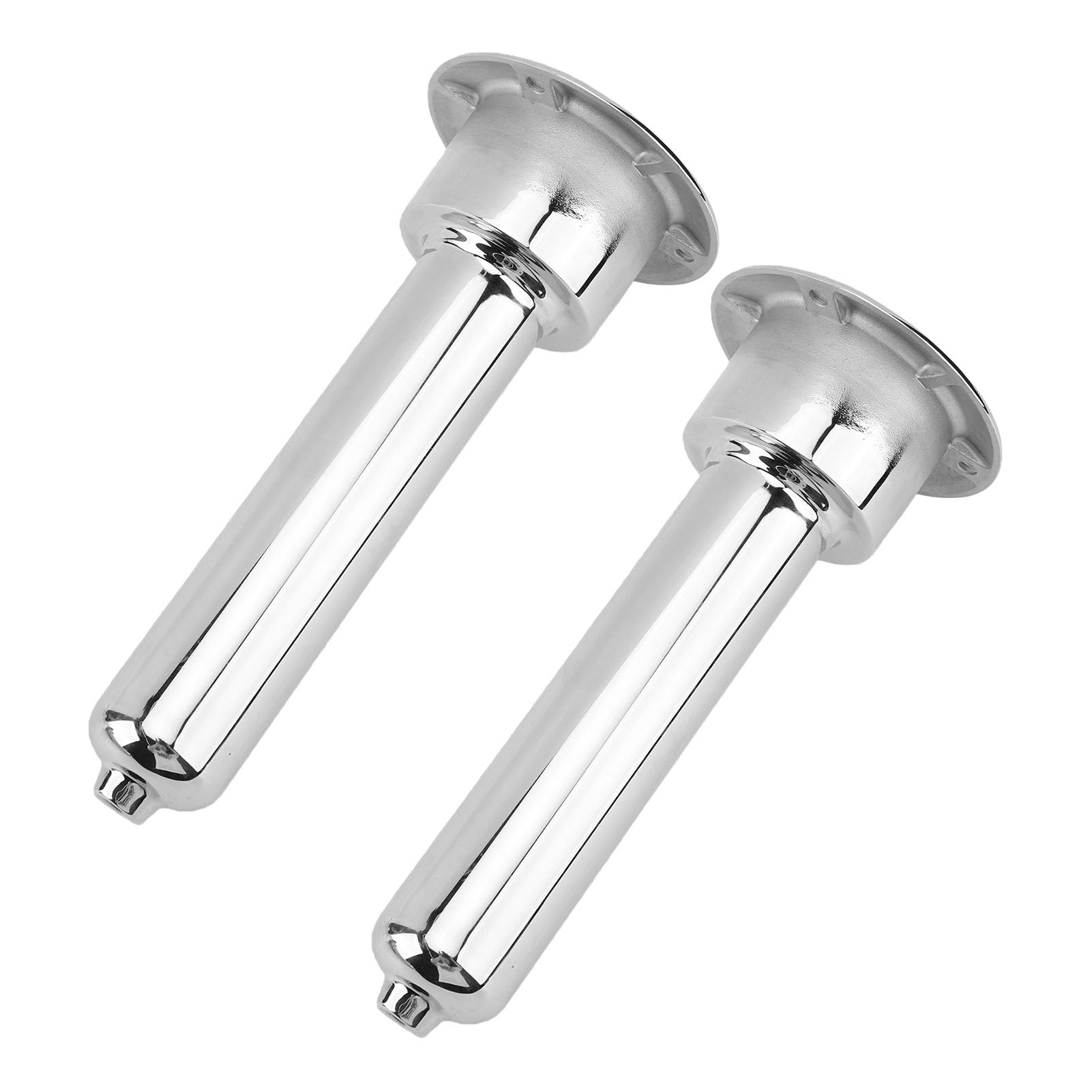 Tnfeeon Uchwyt na wędkę do łodzi Ze Stali Nierdzewnej 316 do Montażu Podtynkowego Uchwyt na Kubek 40 Mm Rura 78 Mm 3 Górne Opcje Kątowe z Kołkiem Zatrzymującym drenaż Jachtu, Pontonu, Platformy