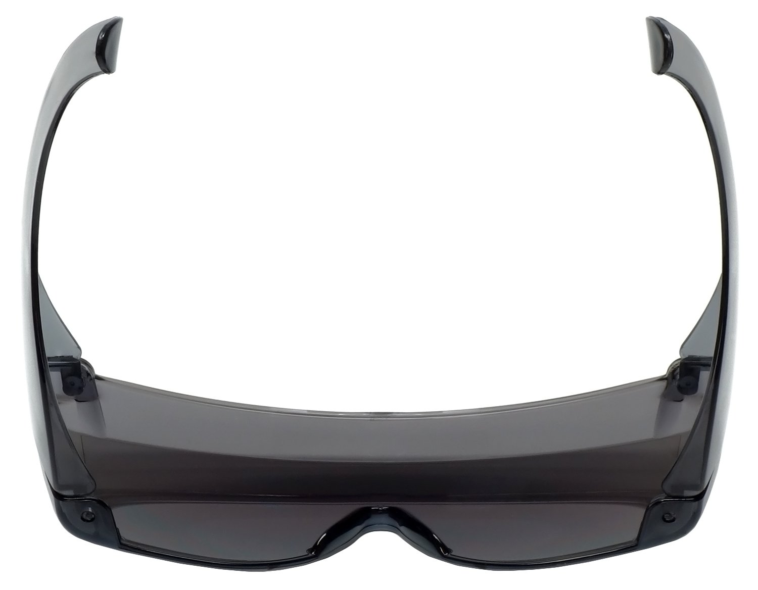Calabria 3000 gafas de seguridad grandes Fitover sobre gafas graduadas | 100% protección UVA/UVB | patillas transparentes | espejo plateado