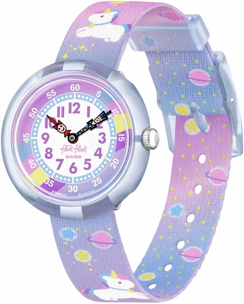 Girl Kids Watch Biosourced Quartz Waterproof Cuddly Unicorn