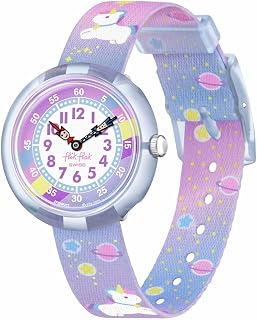 Flik Flak Girl Kids Watch Biosourced Quartz Waterproof Cuddly Unicorn