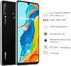 HUAWEI P30 Lite 128 GB 6.15 inch FHD Dewdrop Display Smartphone with MP AI Ultra-wide Triple Camera, 4GB RAM, Android 9.0 Sim-Free Mobile Phone, Single SIM, UK Version, Black