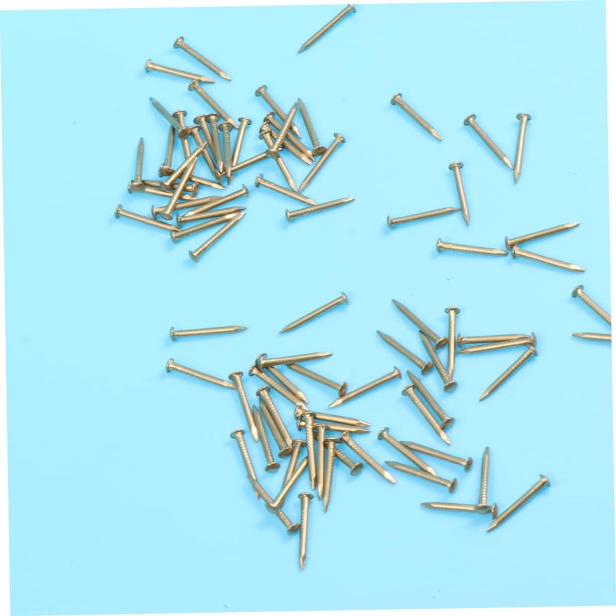 Generic 300 Pcs Decorative Nails Furniture Fringe Nails Furniture Accesories Nails for Furniture Finge Brass Nails, As Shownx3pcs, 16L39V7S50FUJ9