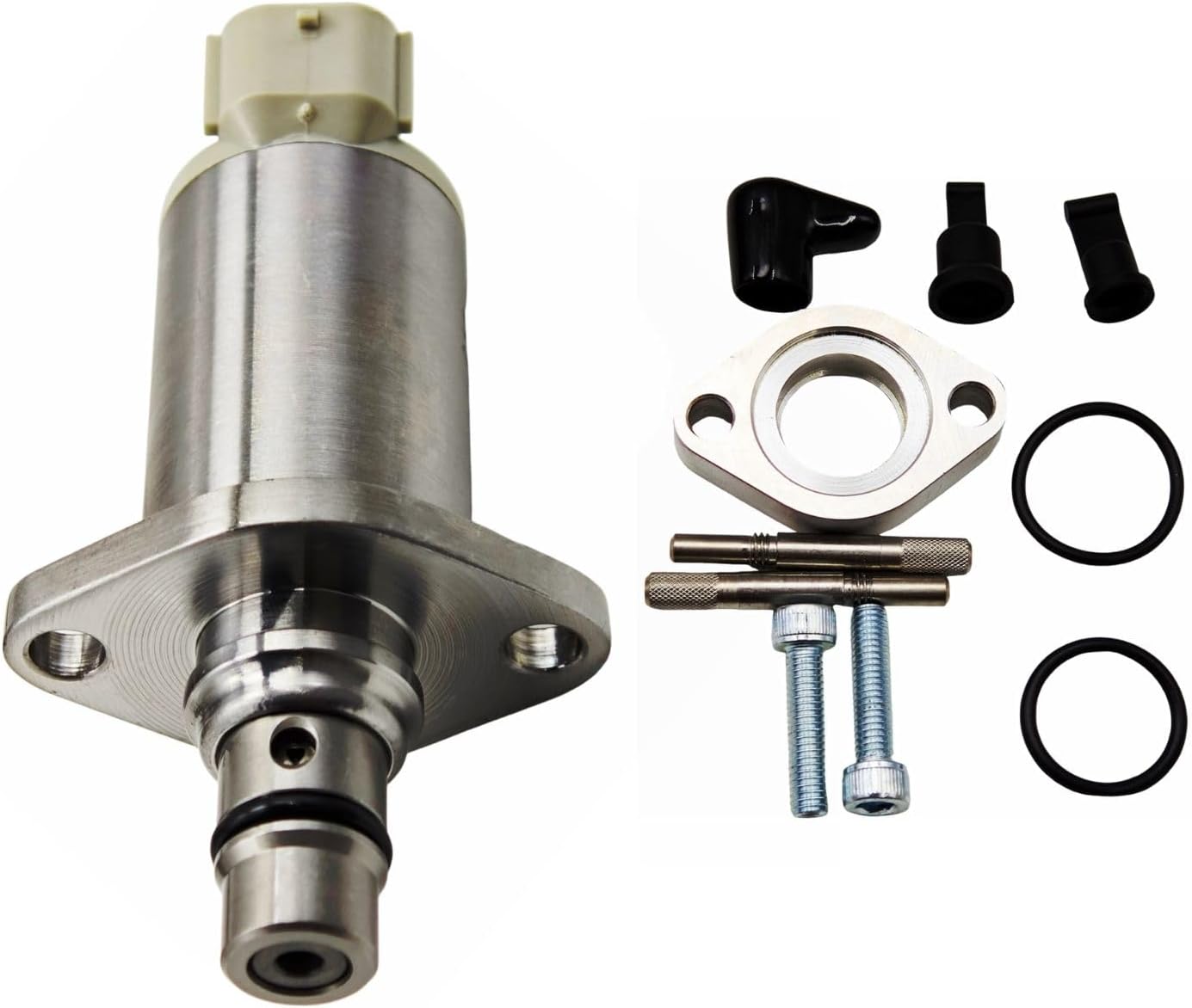 294009-0120 8-98043686-0 A6860-AW42B Diesel Fuel Pump Regulator Suction Control Valve SCV Compatible with Isuzu NPR NPR-HD NQR NRR 5.2L 4HK1 Nissan 2.2 2.5 DCI Mazda 2.0