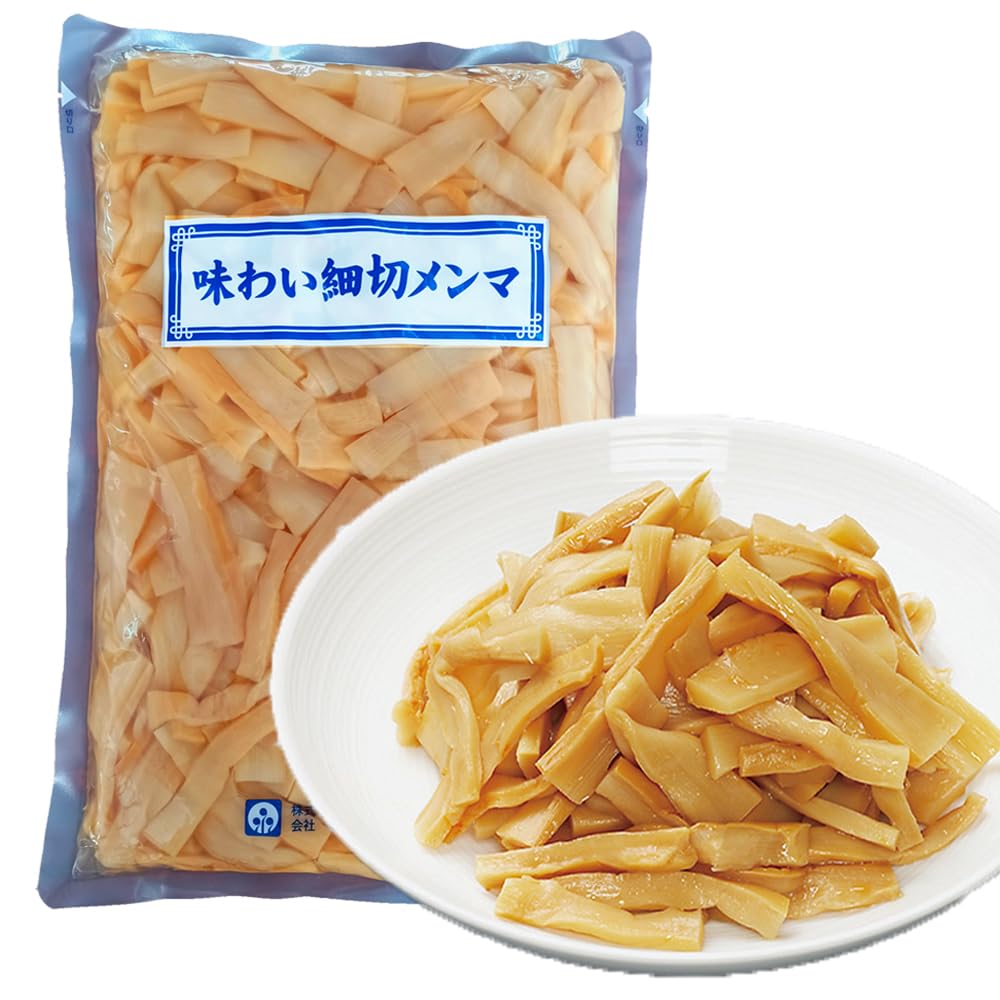 Amazon | ミクロ 味わい細切メンマ 1.2kg（固形量1kg）味付けメンマ