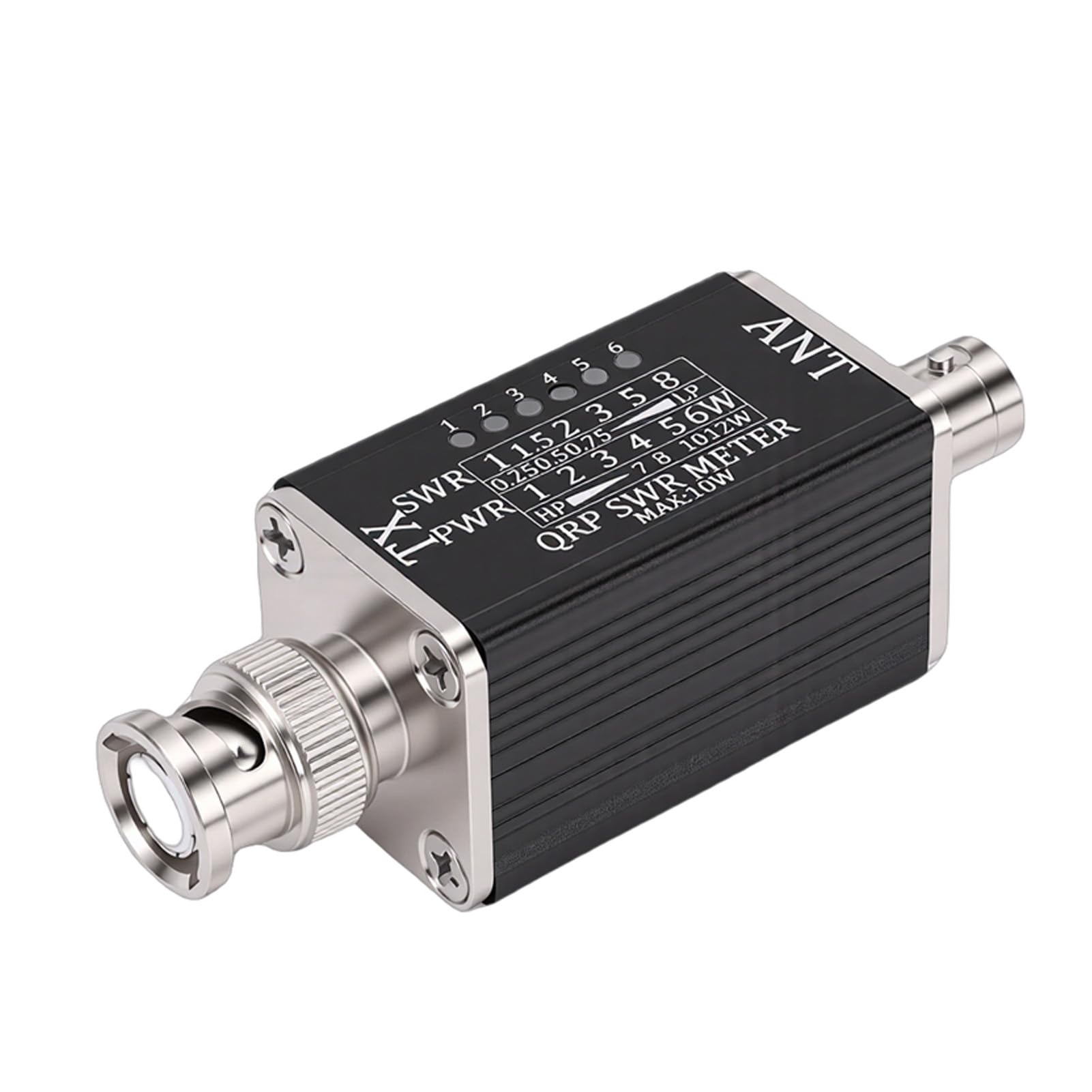 Oumefar Misuratore SWR 1-30 MHz 6 Indicatori LED Interfaccia BNC 10 W