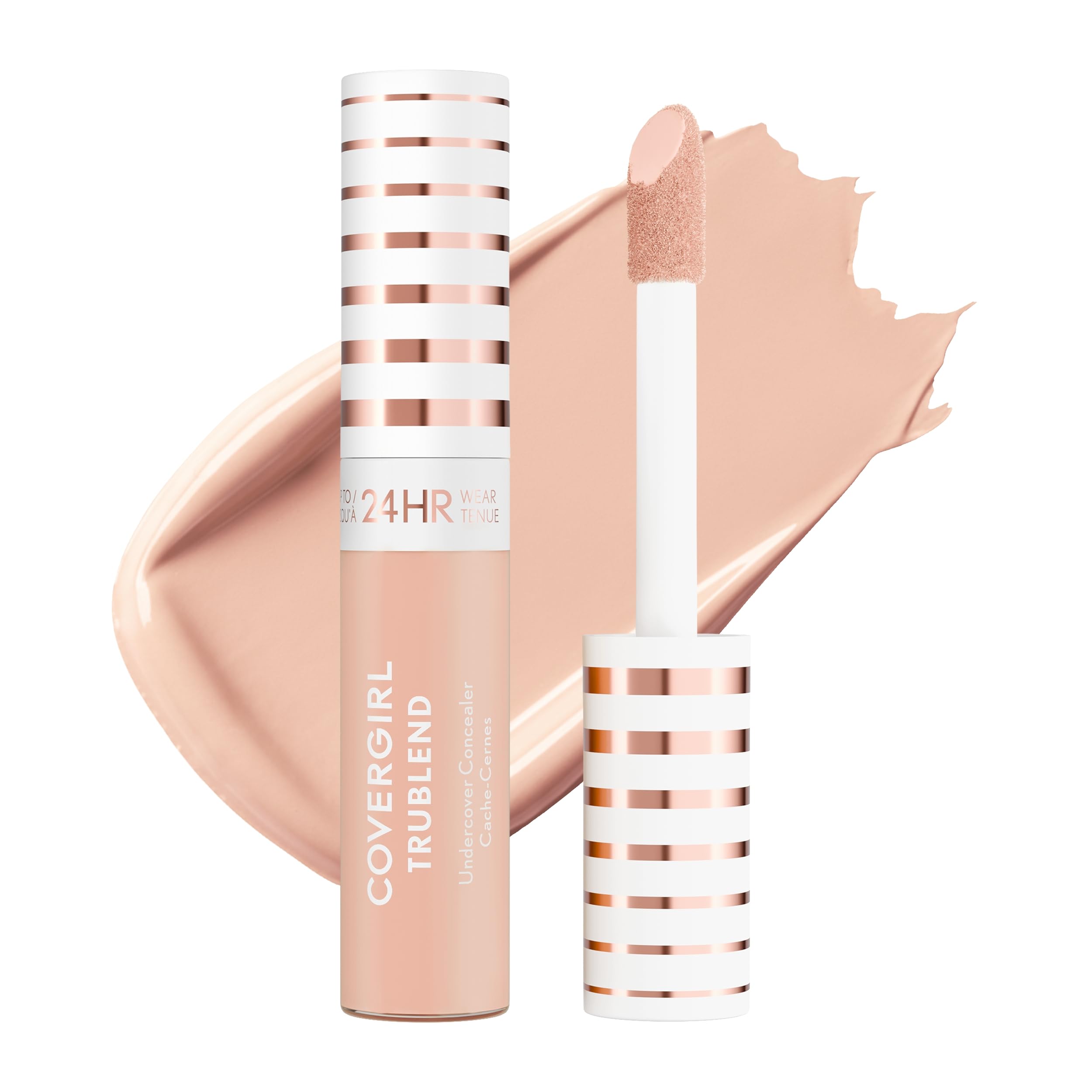 COVERGIRL TruBlend Undercover Concealer Buildable Full Coverage 24-Hour Wear Matte Finish - L150 Porcelain