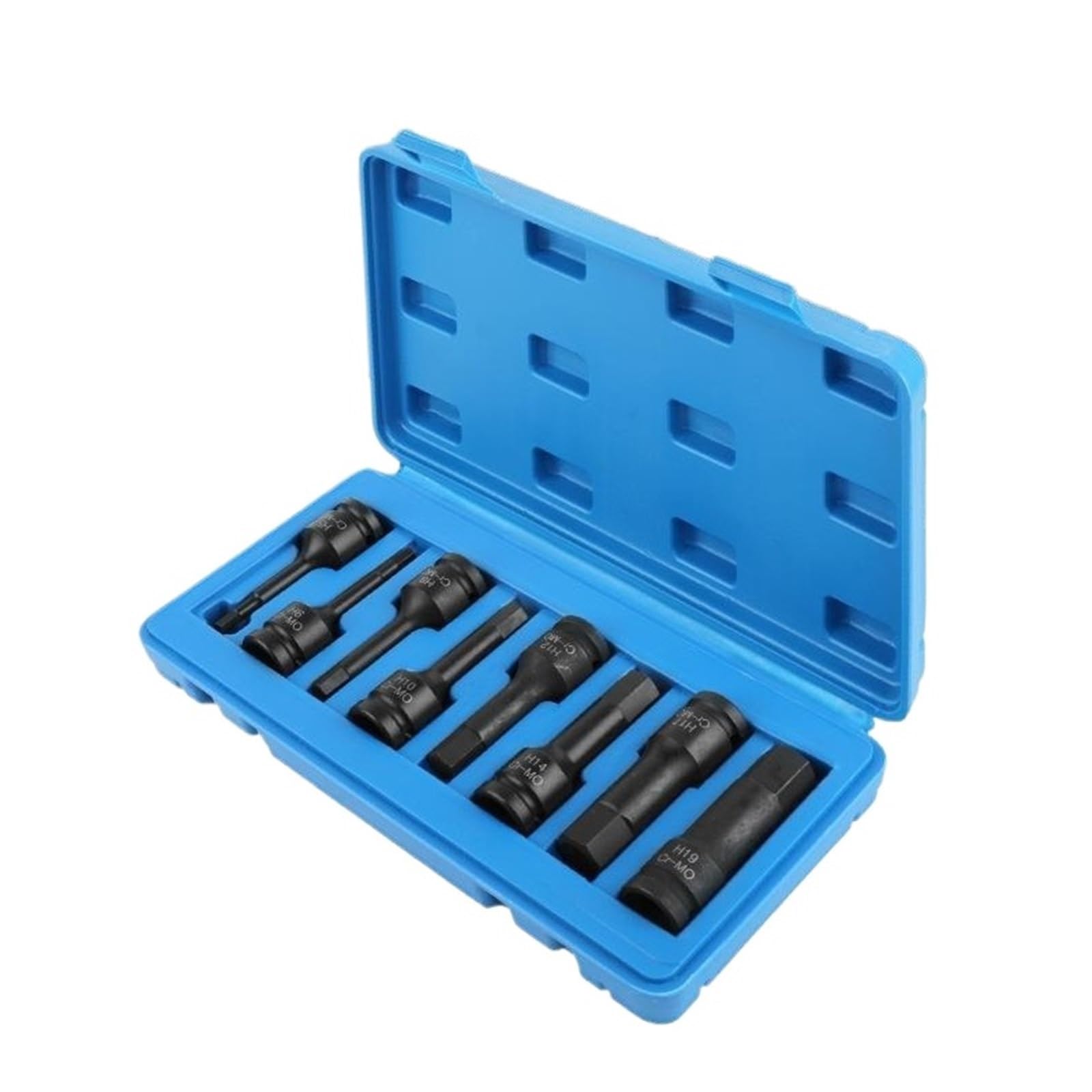 Juego De Brocas Atornillar Tuercas H5-H21 De 16 Uds., Herramienta Quitar Tuercas Y Pernos Hexagonales Internos CR-MO De 1/2 "y 12,5mm