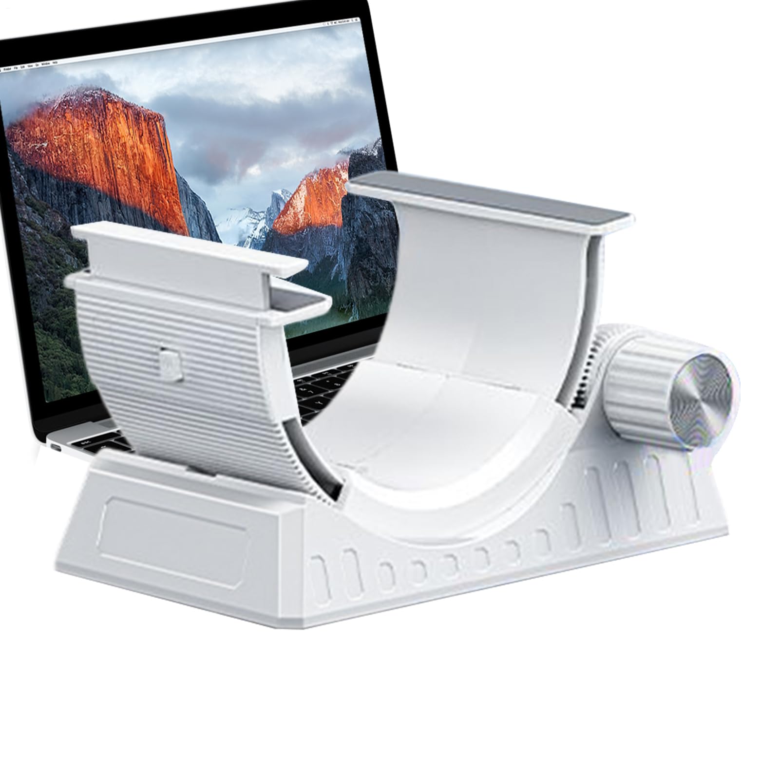 Supporto Regolabile per Computer Portatile Supporto Per Ripiano A Forma Di | Stand Per Computer E Portatili uso in , Scrivania, Tablet, Divano, Auto, Lavoro, Ufficio e Ca
