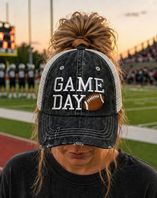 Gorra femenina Cocomo Soul para día de partido gris oscuro miniatura 2