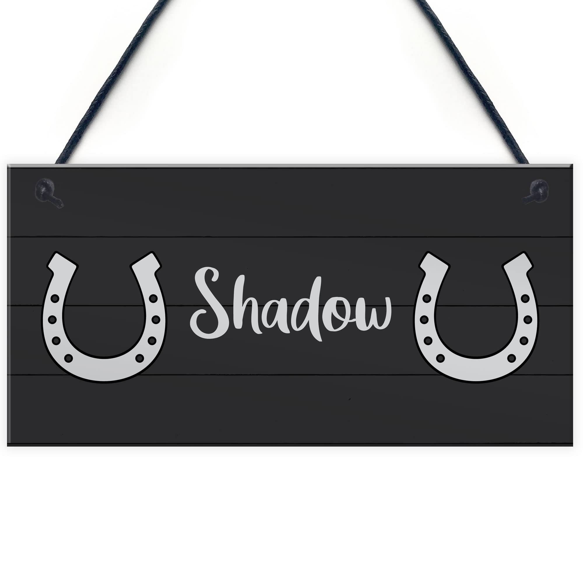 Red Ocean Multicoloured Personalised Horse Sign For Stable Any Name Horse Lover Gift Pony Horse Gift