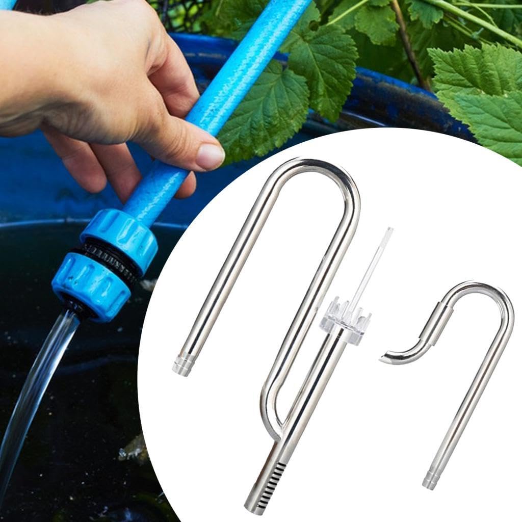 Tubo per Ninfee Acquatiche in Acciaio Inox con Ingresso E Uscita in Superficie Acrilica, Ideale per Acquari Piantumati, Decorazioni E, 12Out 16Oil Regolare