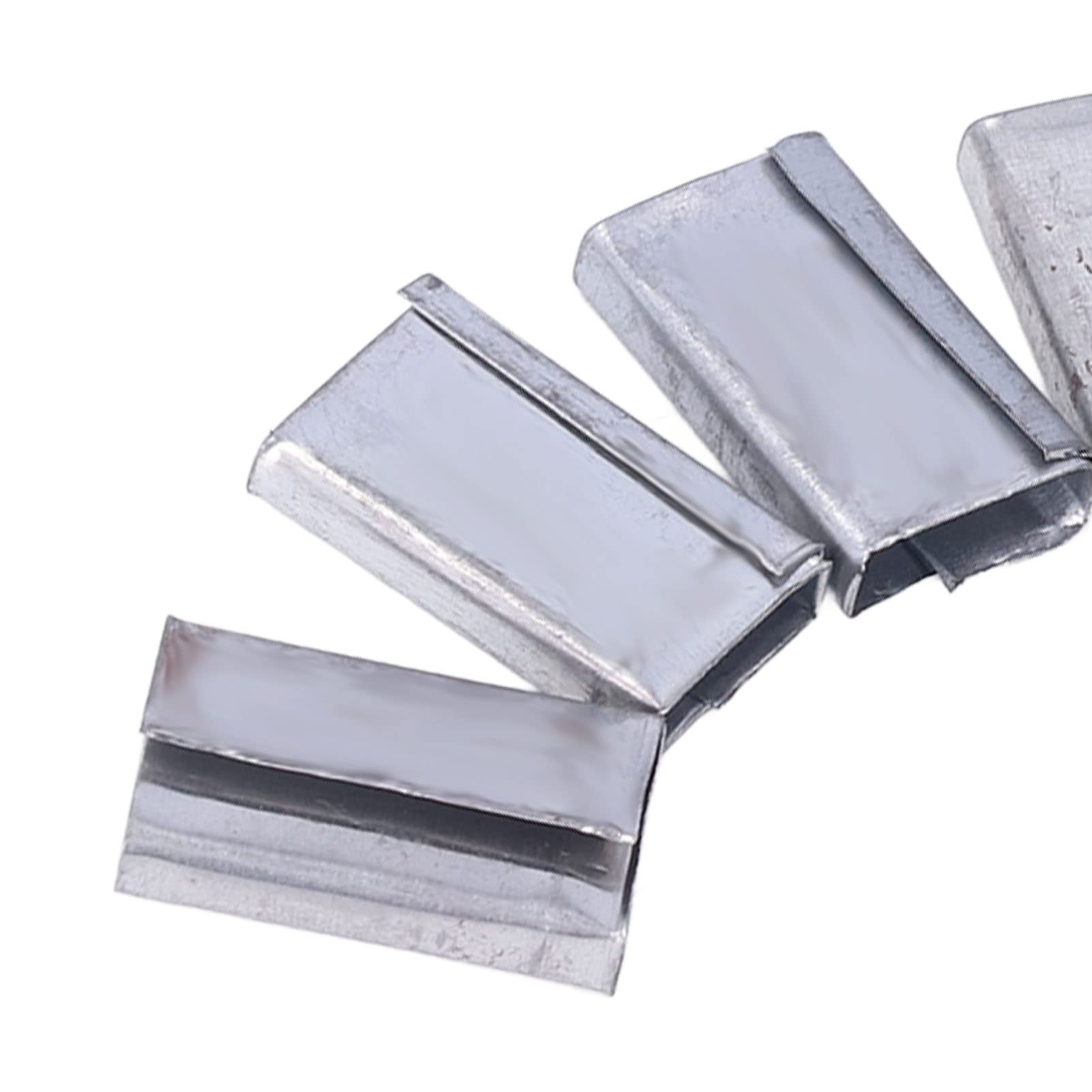 260 Pièces 1KG Fer Feuille Cerclage PP Ceinture Boucles D'emballage, capacité de Maintien Stable, pour 12-16mm PP Ceinture D'emballage