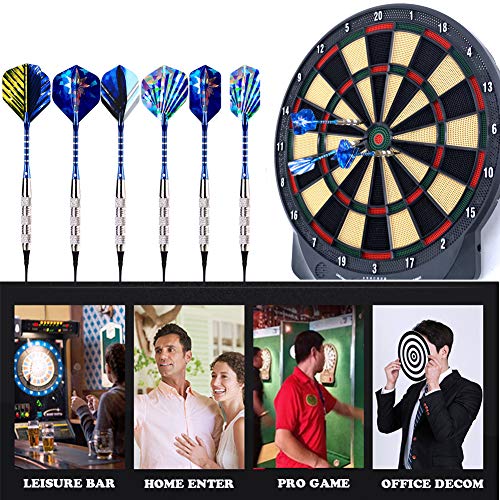 Freccette con Punta in Plastica per Bersagli da