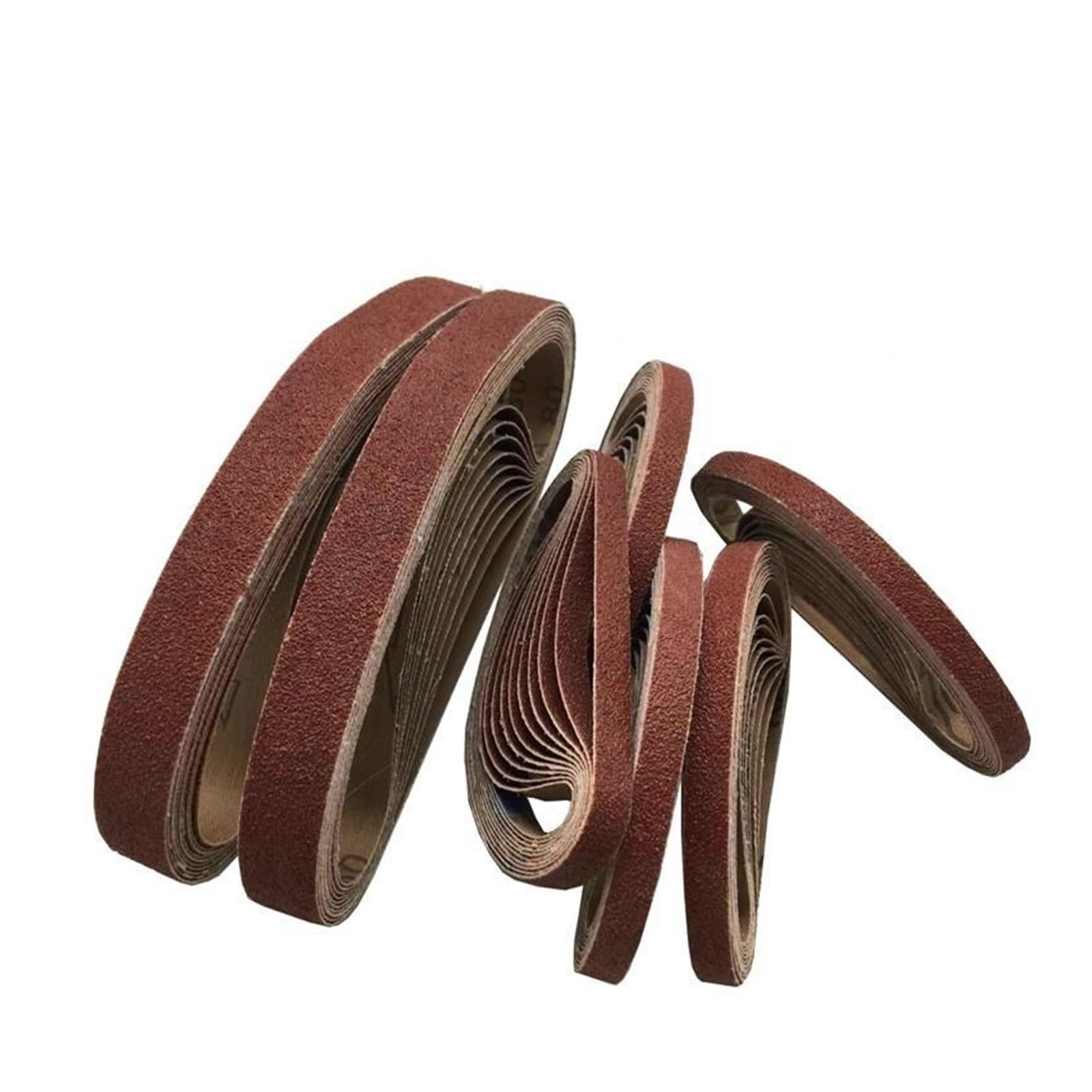 10 szt. 330 x 10 mm 453 x 15 mm taśmy szlifierskie P40 – P600 taśma ścierna do drewna miękkiego metalu szlifowania polerowania (Girt60-10 szt., 533 x 75 mm)