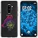 Produktbild PhoneNatic Case kompatibel mit Samsung Galaxy S9 Silikon-Hülle Floral Wolf M3-5