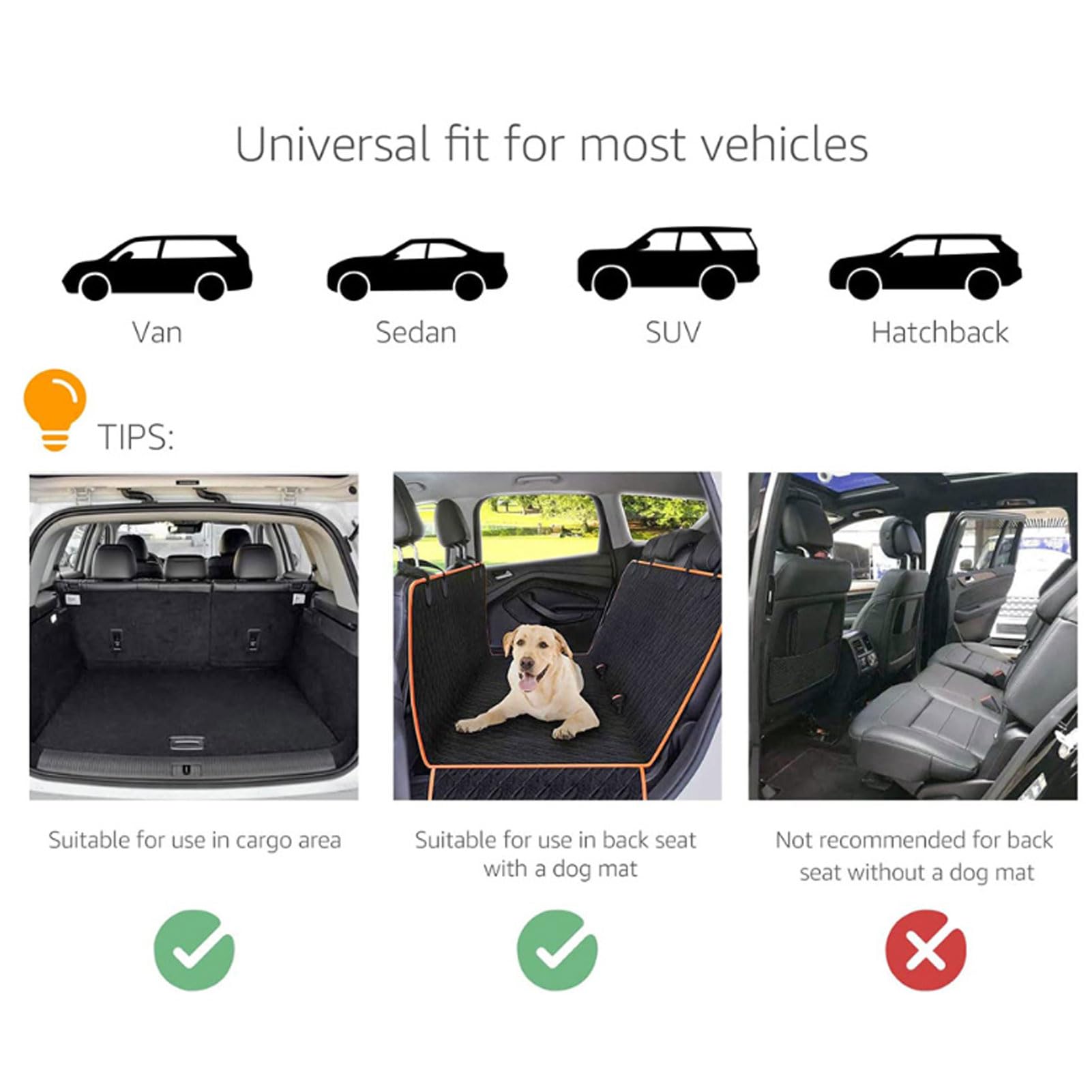 CHICIRIS Barrera Ajustable para Coche para Perros, Divisor de Maletero de Malla Negra Duradera para Coches, Camiones, 1 Unidad para Seguridad de Mascotas