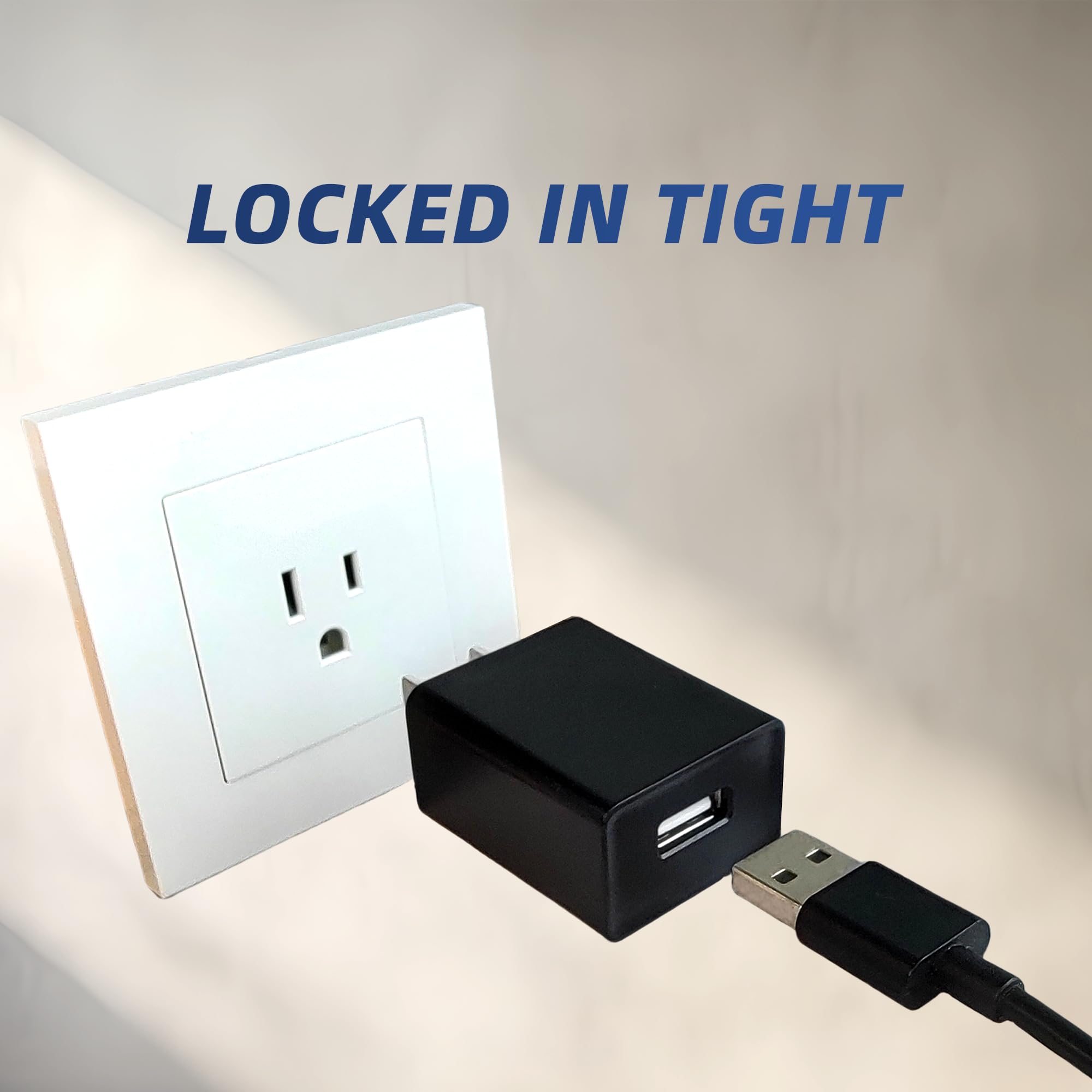 Blocco caricabatterie USB 5 V 1 A per presa a muro (certificato UL, nero, 2 pezzi), adattatore di alimentazione da 5 W per telefoni cellulari, tablet, auricolari, power bank, dispositivi