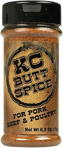 Kc Butt Spice para cerdo, carne de res y aves de corral 6.2 onzas