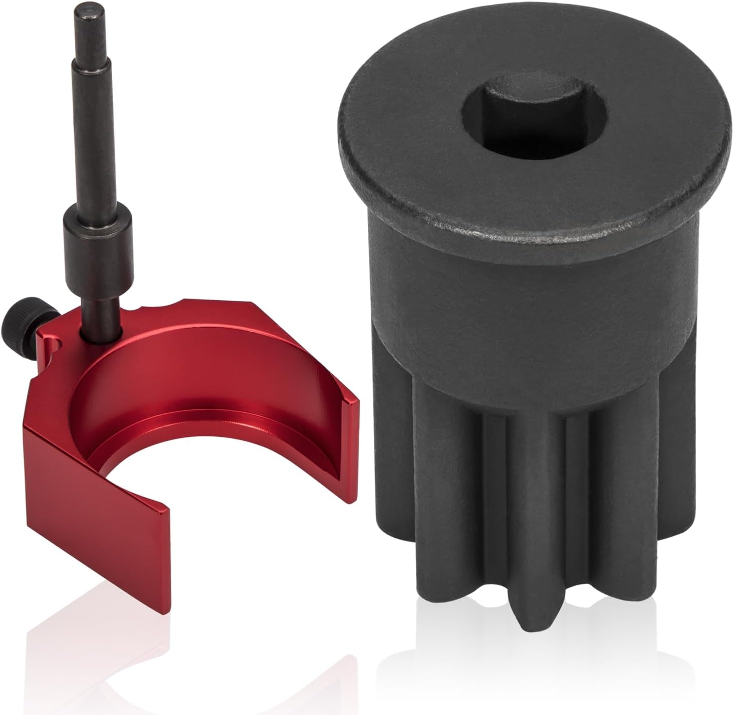 Camoo Caterpillar Injector Height Adjustment Gauge Tool & CAT Engine Barring Socket Turning Tool Fits CAT 3406E, C-15 and C-16