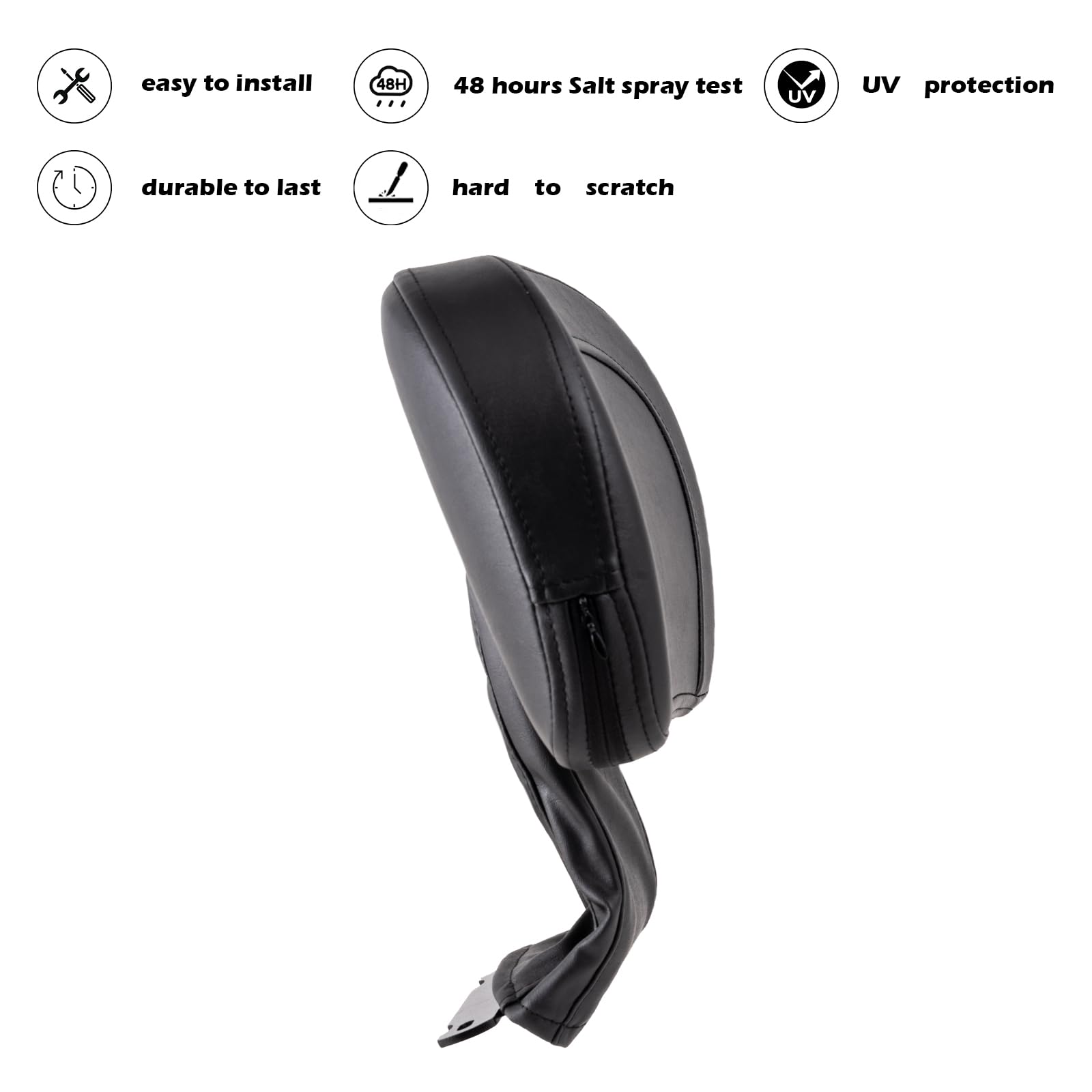 Apoya Tu Espalda En Largas Rutas: Reposacaballo Para Honda Shadow Aero VT750 2004+, Asiento Original