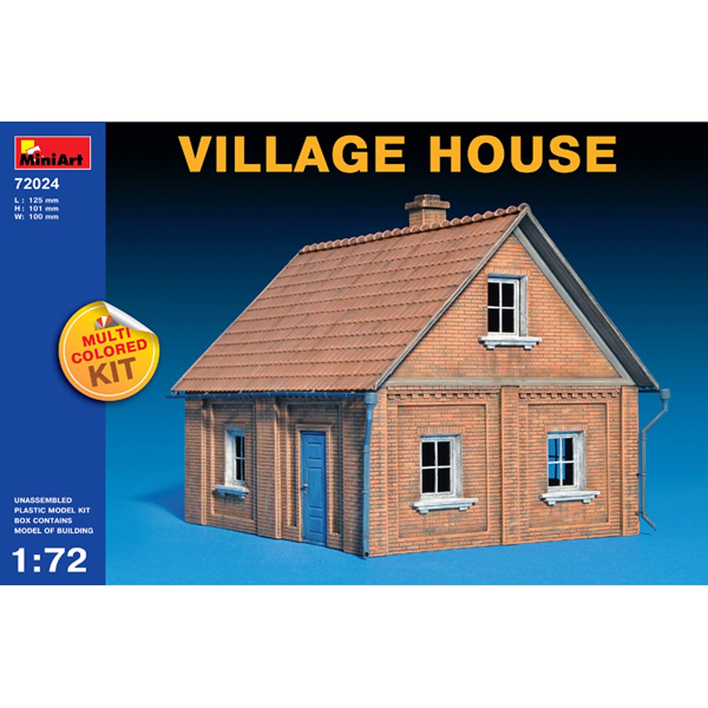 MiniArt Country House Échelle 1:72 - Kit De Maquette En Plastique Historique De Haute Qualité