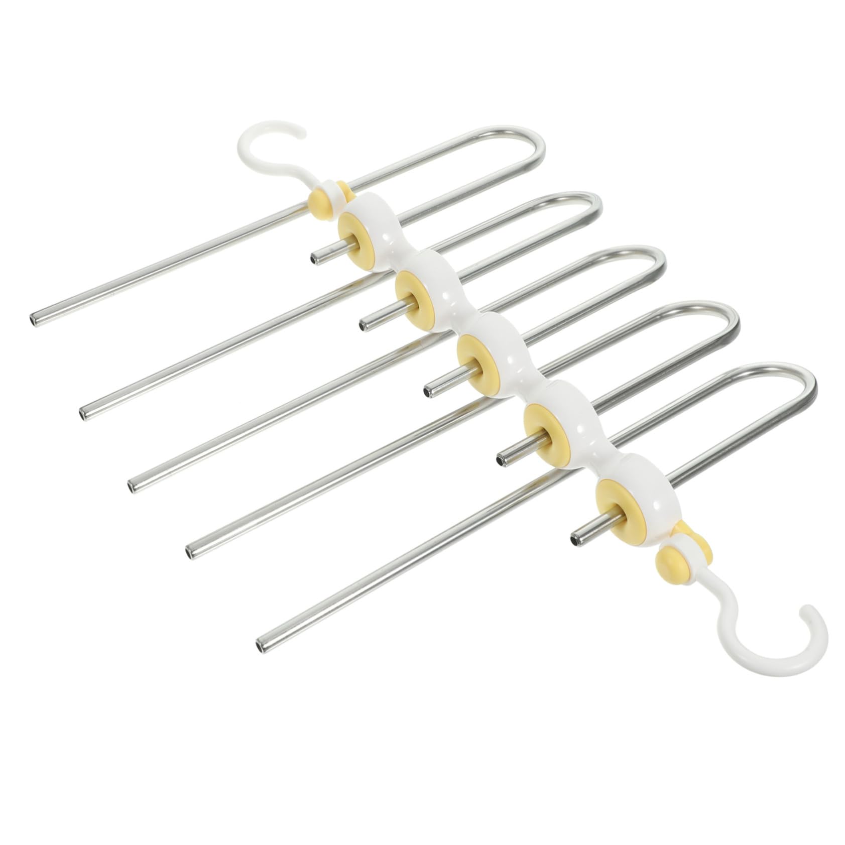 Cabilock Pants Hangers Legging Organizer for Closet Home Trousers Hangers Space Saving Wardrobe Pants Organizers