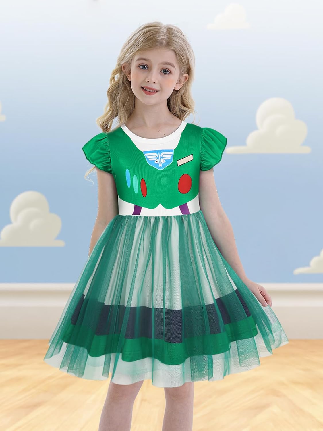 Eledobby Girls Princess Dress Up Halloween Costume Toddler Christmas Birthday Gift - Image 2