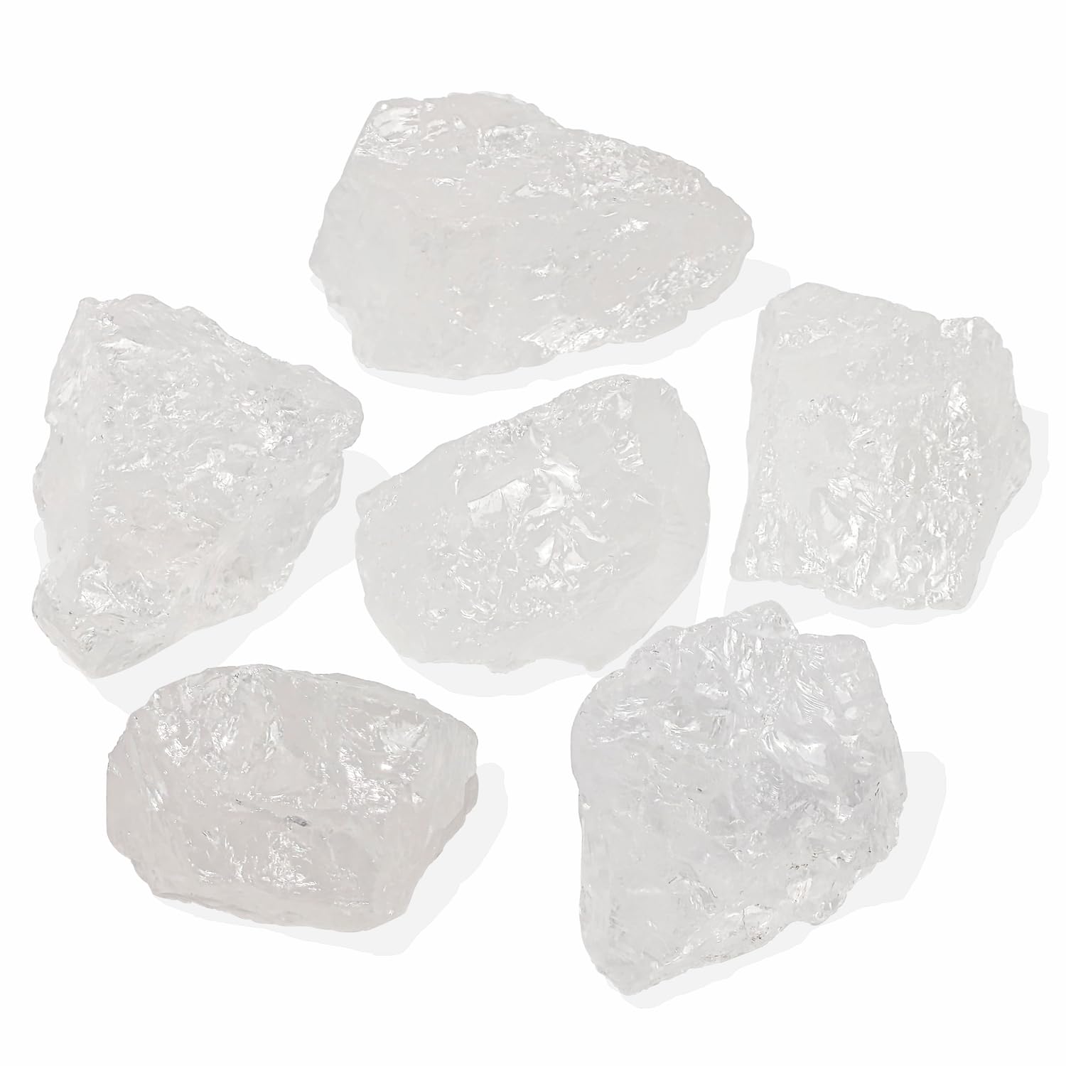 Nvzi Raw Clear Quartz Crystals Bulk, Real Gemstones and Crystals, Rocks and Minerals, Healing Crystals
