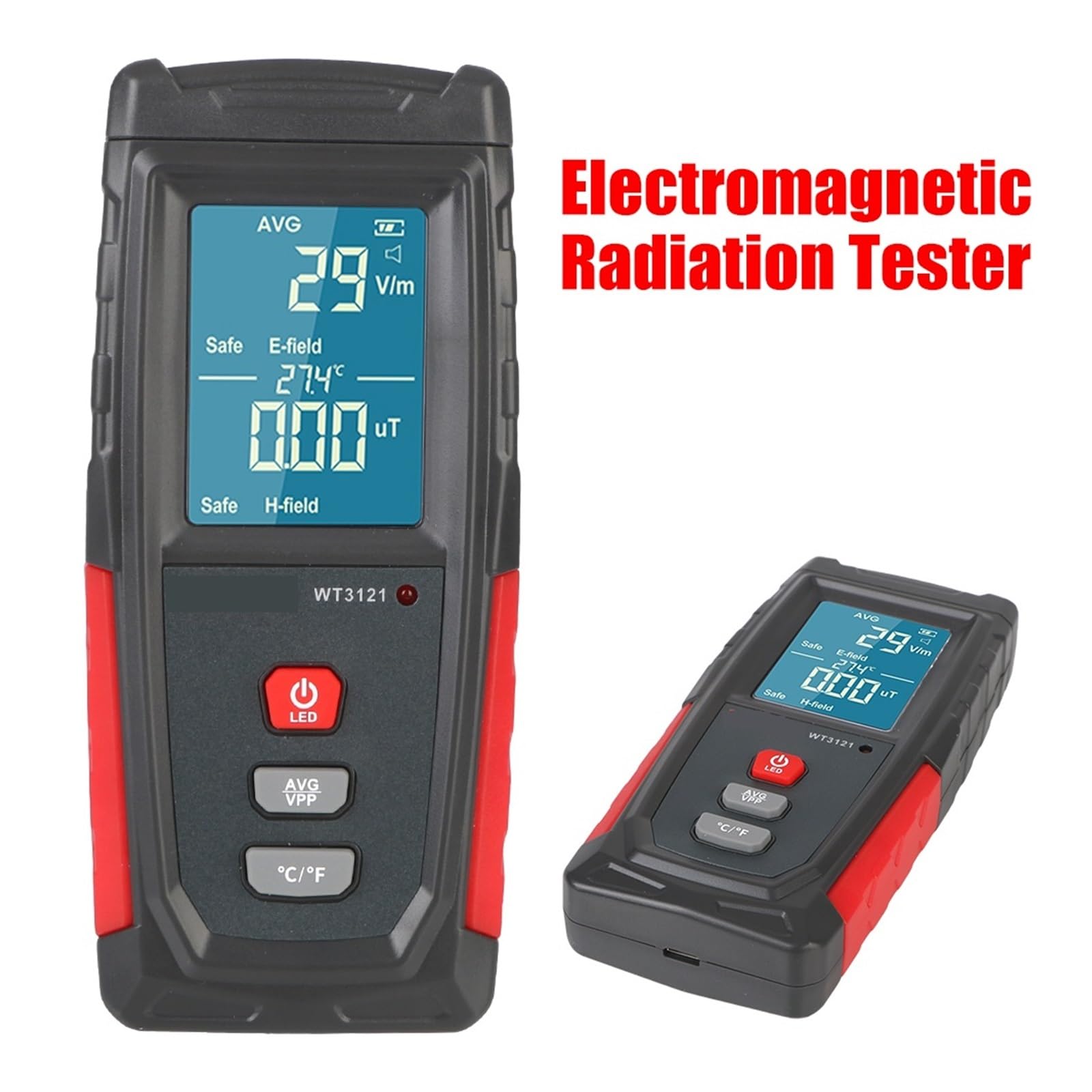 Ręczny przenośny licznik pole elektryczne miernik EMF detektor Tester promieniowania elektromagnetycznego Tester monitora dozymetru promieniowania Dla domu
