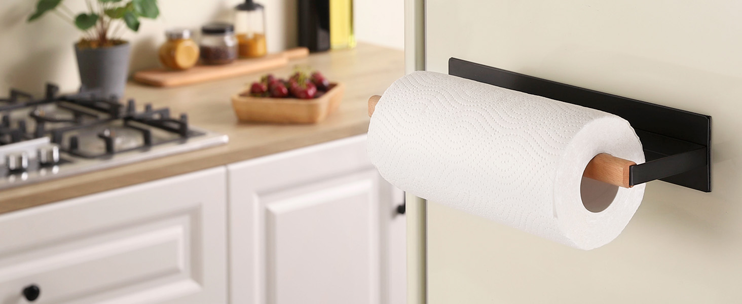 Amazon.com - KES Magnetic Paper Towel Holder, Black Paper Towel