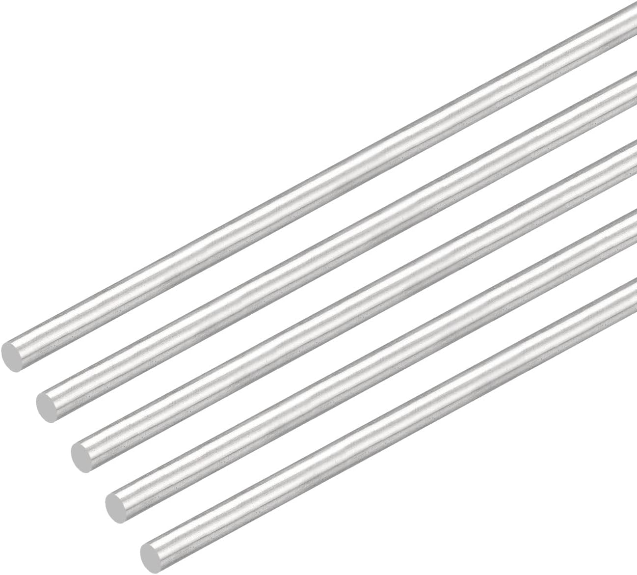 Lot de 5 Tiges en Acier Inox 304 - 4mm x 400mm