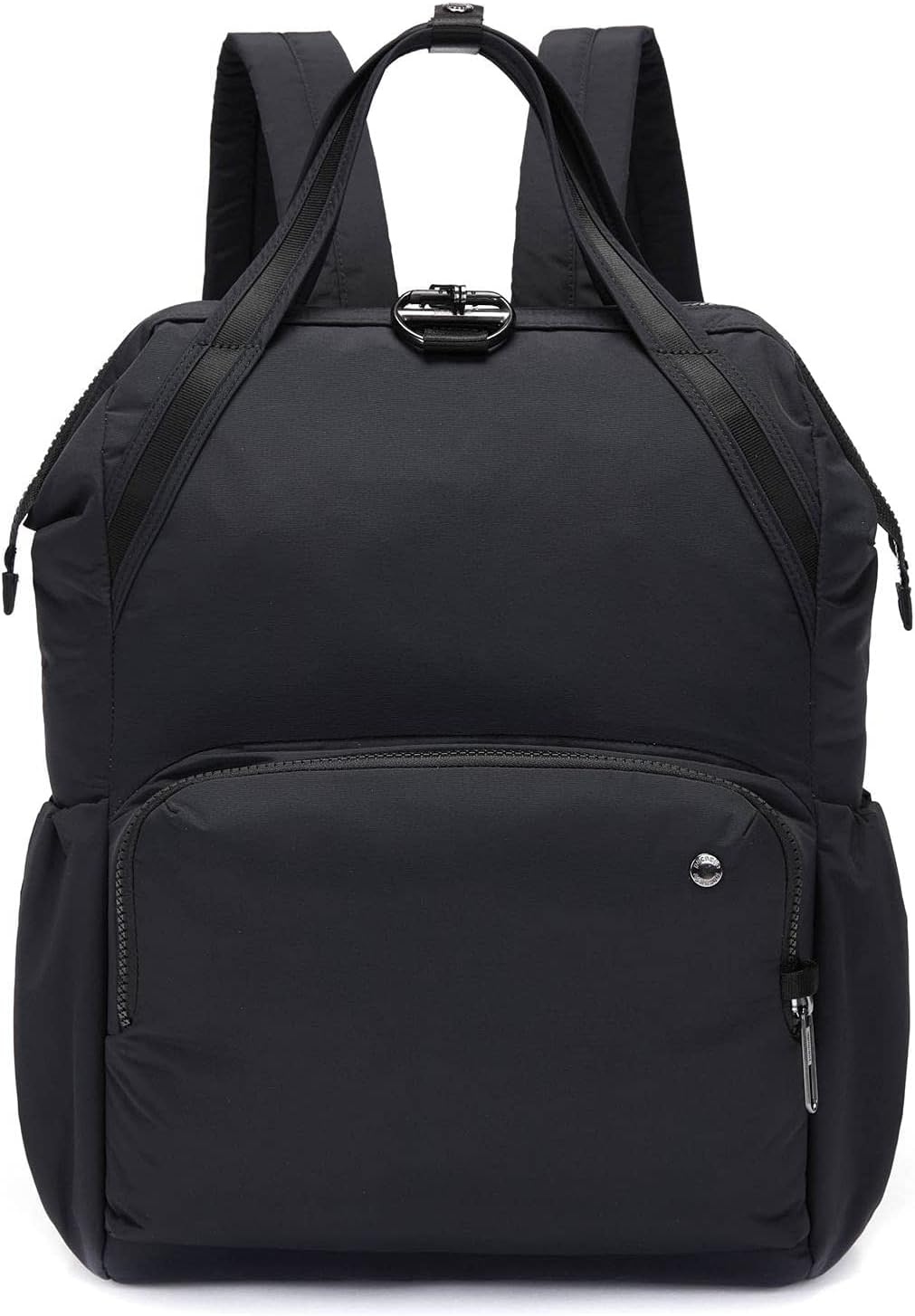 Pacsafe Women's Citysafe CX 17L Anti Theft Backpack-Fits 16 inch MacBook Pro, Econyl Black, One Size