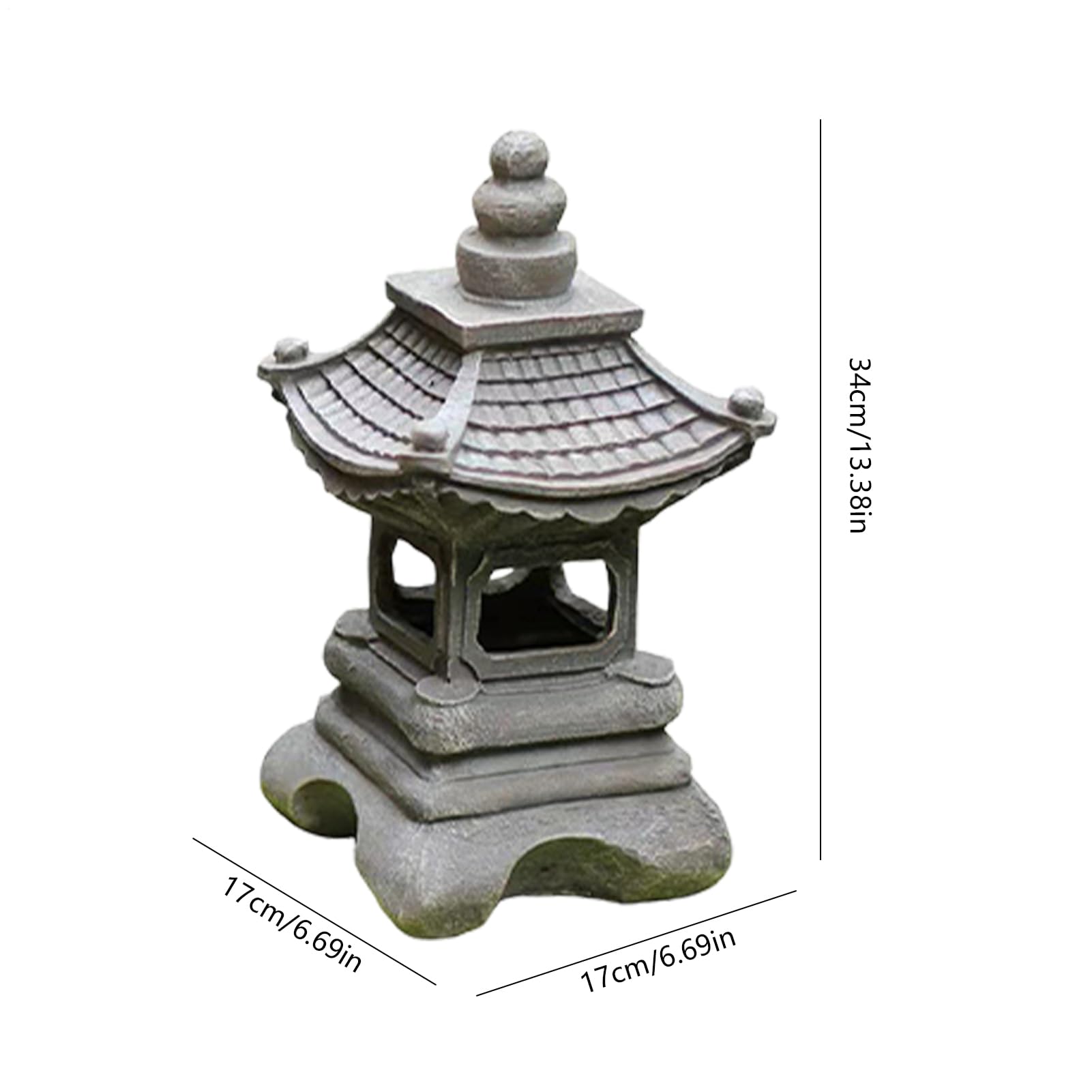 Lampade da giardino – Lampada da giardino decorativa, luce notturna ad | energia solare | Illuminazione paesaggistica per portico, patio, giardino, facciata esterna, casa, villa, atmosfera serale