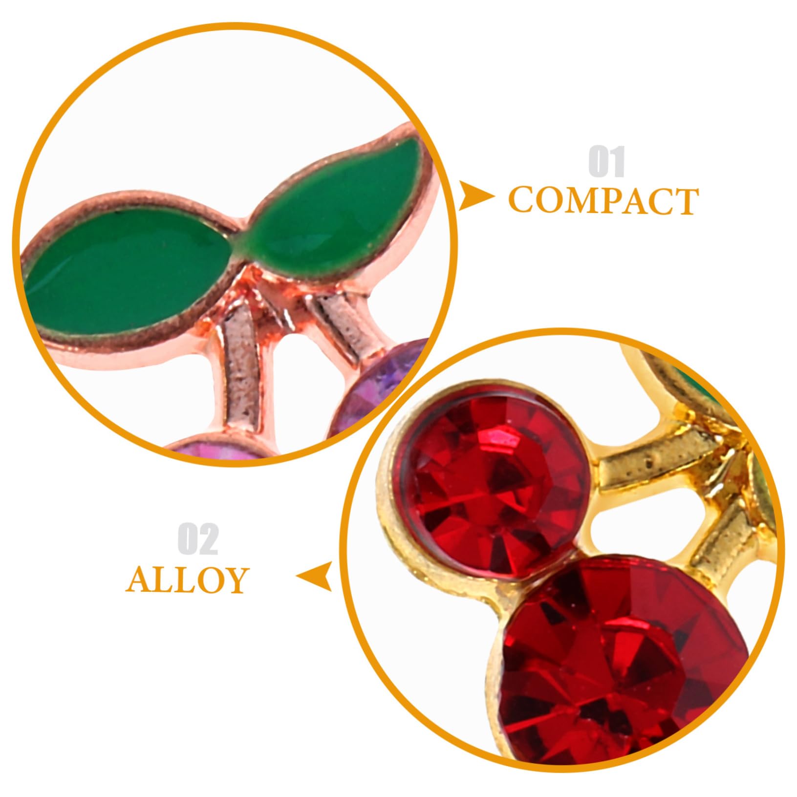 VICASKY 5 Set Charms Per Unghie Decorazioni Per Nail Art E Design Unico E Per Manicure Te Per Unghie Naturali E 32 Pezzi*5