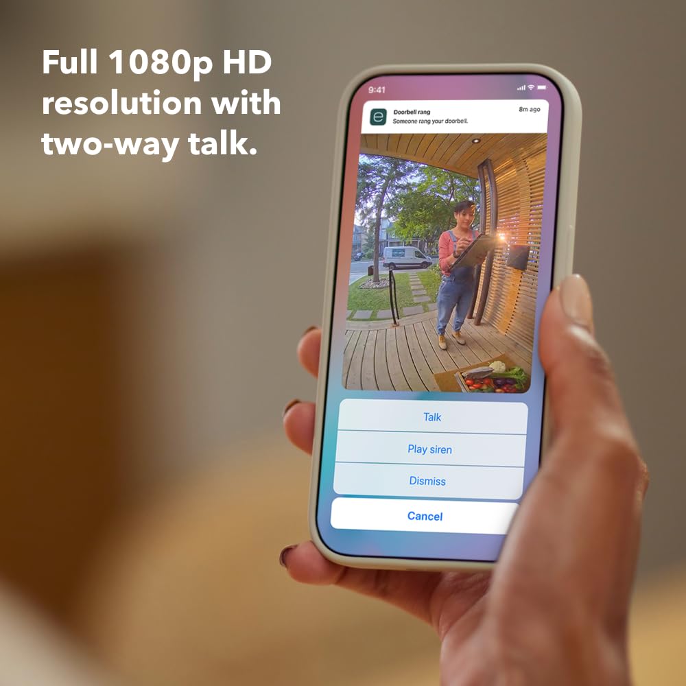 ecobee Total Security and Savings Bundle with Smart Doorbell Camera (Wired), SmartSensor for Doors and Windows, and Smart Thermostat Premium