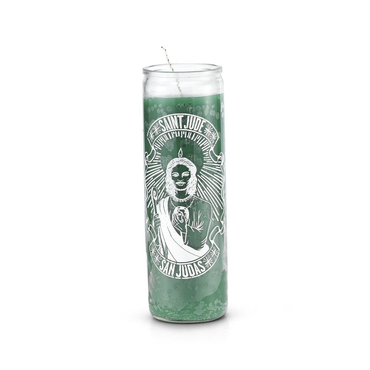 Green 7 Day Saint Jude Saint Candle, Spiritual Healing Spell-Casting Witchcraft Wishing Manifestation Magical Positive Energy Protection Blessing Ritual Wish Candles