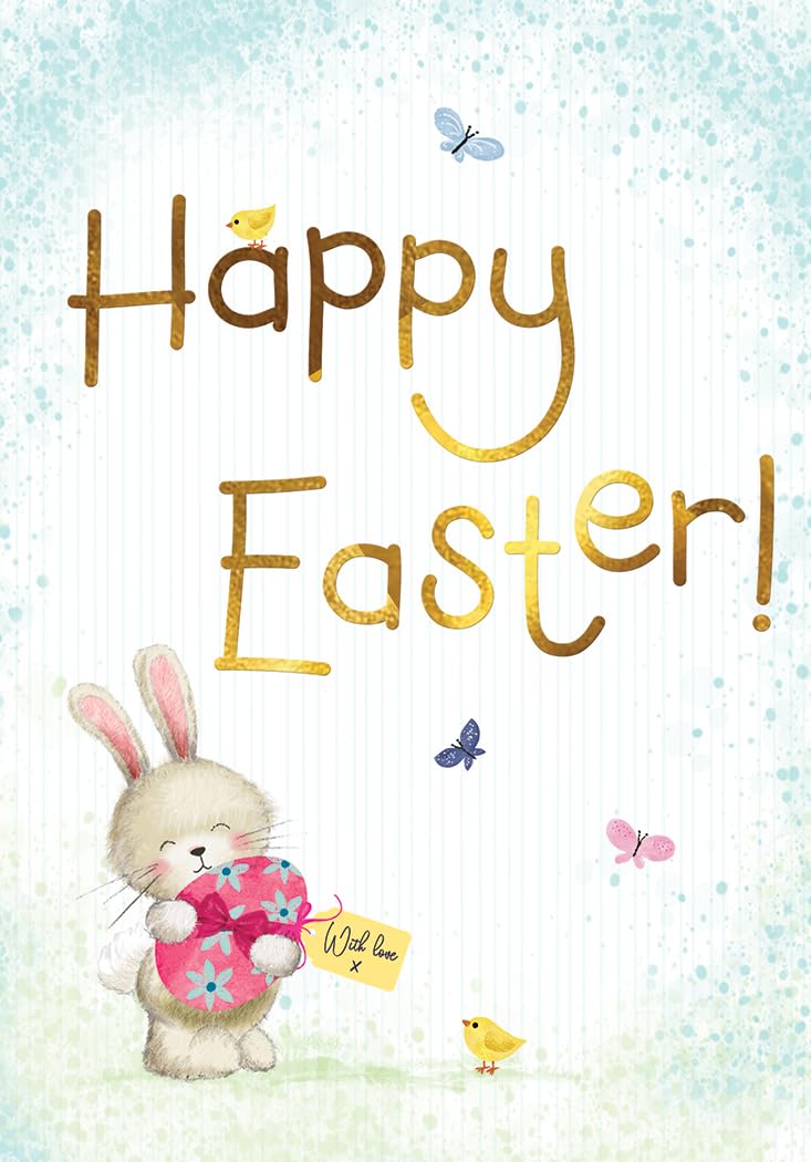 Easter Card, Open Happy Easter - 7 x 5 inches - Regal Publishing