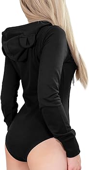 41pray Hoodie Bodysuit Black シズニルック 61VeAzX0EdL._AC_UY350_.jpg