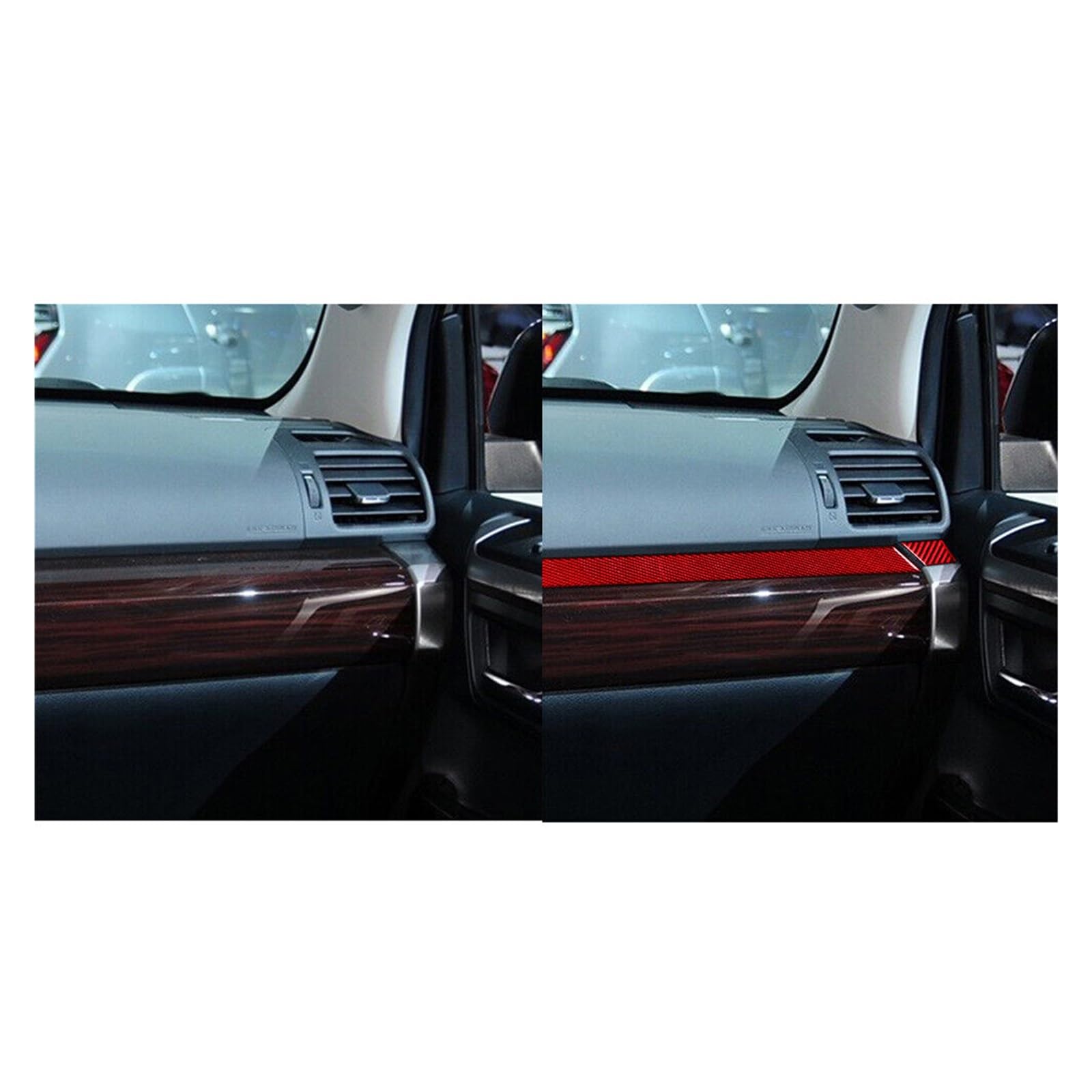 Wykończenie ramy Dla 4RUNNER 2010 2011 2012 2013 2014 2015 2016 2017 2018 2019 2020 Naklejka Na Deskę Rozdzielczą Pasażera Tapicerka