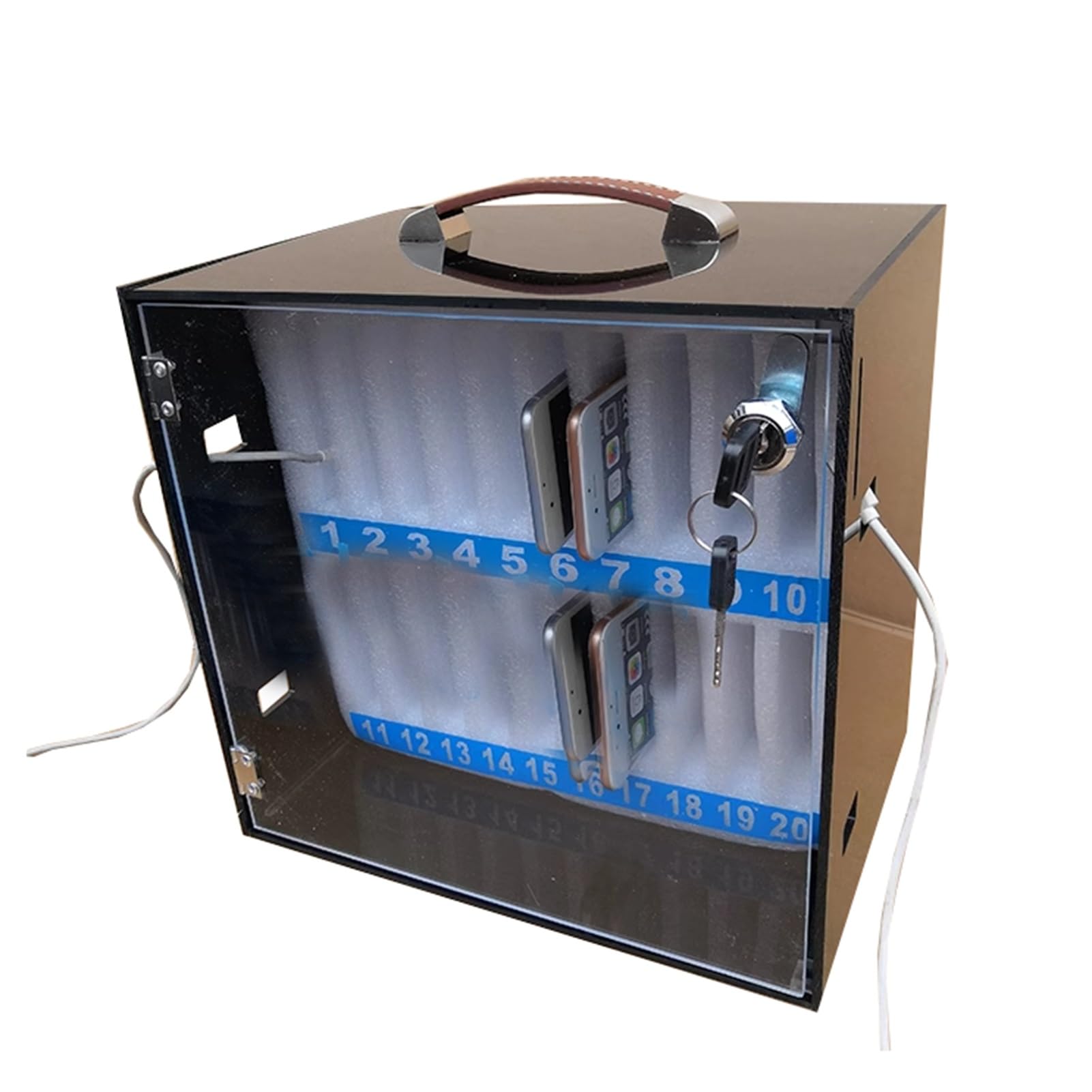 Armoire pour téléphone portable pour éviter les vols de smartphones au travail