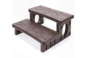 XtremepouwerUS Premade Outdoor Steps: Safe and Convenient Access to Your Deck, Spa, and More