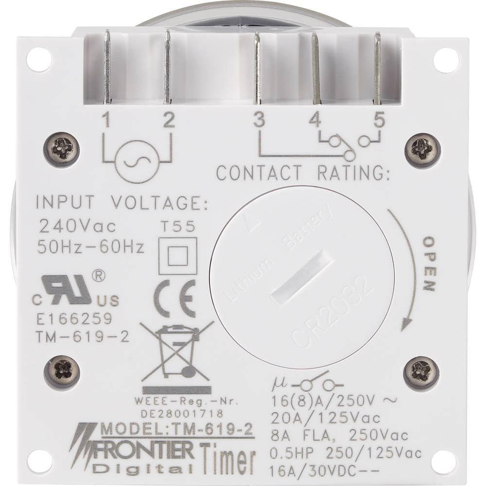 n.A. digitale 230 V/AC 16 A/250 V, 2268916, 60 x 60 x 33 mm