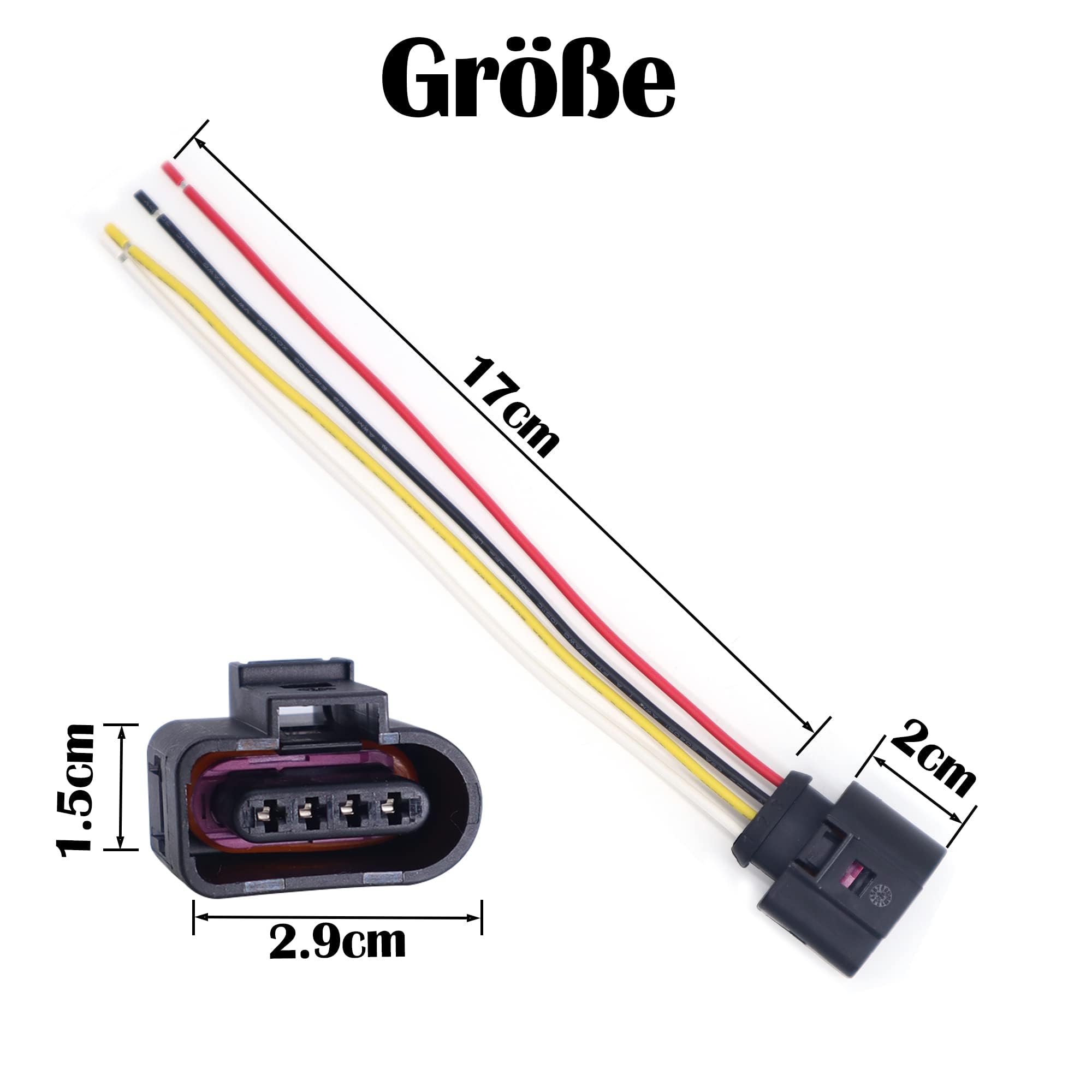 4Pins 12V Zijspiegel Verwarmingsfunctie Connector Kabel Draad Voor Bmw X5 F10 Elektrisch Verwarmde Buitenspiegel