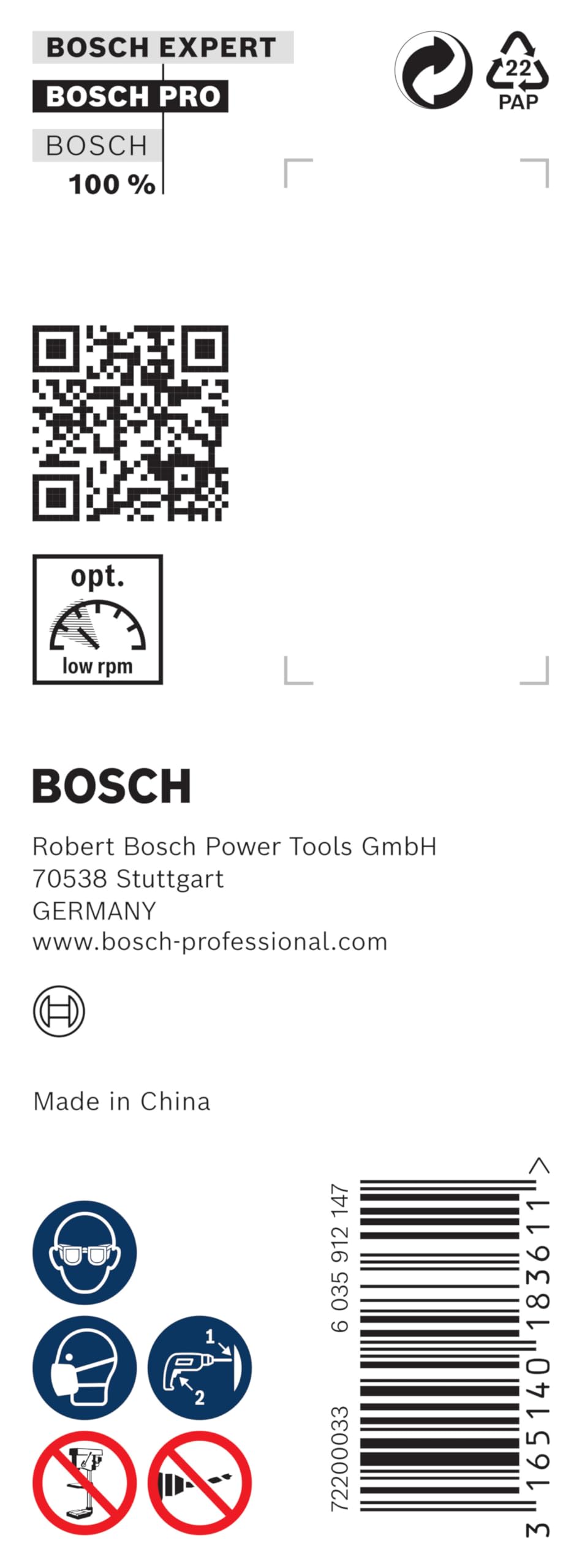 Bosch 2 608 597 652 - Broca salomónica para madera, hexagonal (32 x 360 x 450 mm)