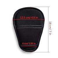 Vista 5 de SeedFuture Cojín de entrepierna para cinturón de seguridad para cochecito de bebé, 2 piezas, almohadillas universales para cinturón de bebé, bebés