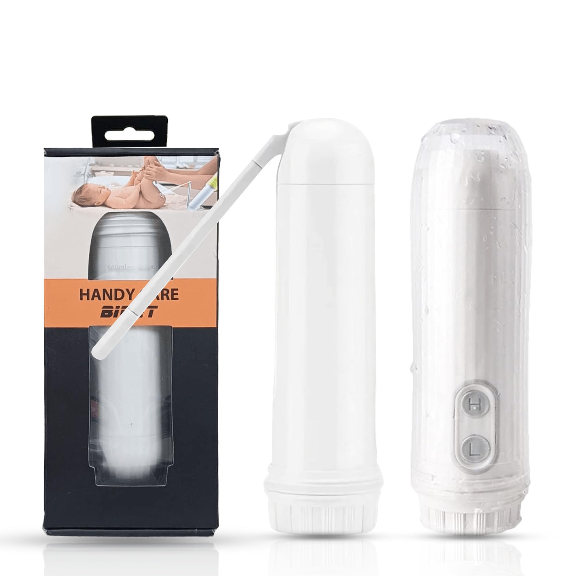 Portable Travel Bidet Handheld & Foldable Shattaf with 2 Pressure Options,Waterproof Electric Sprayer for Personal & Toilet Hygiene Cleaning