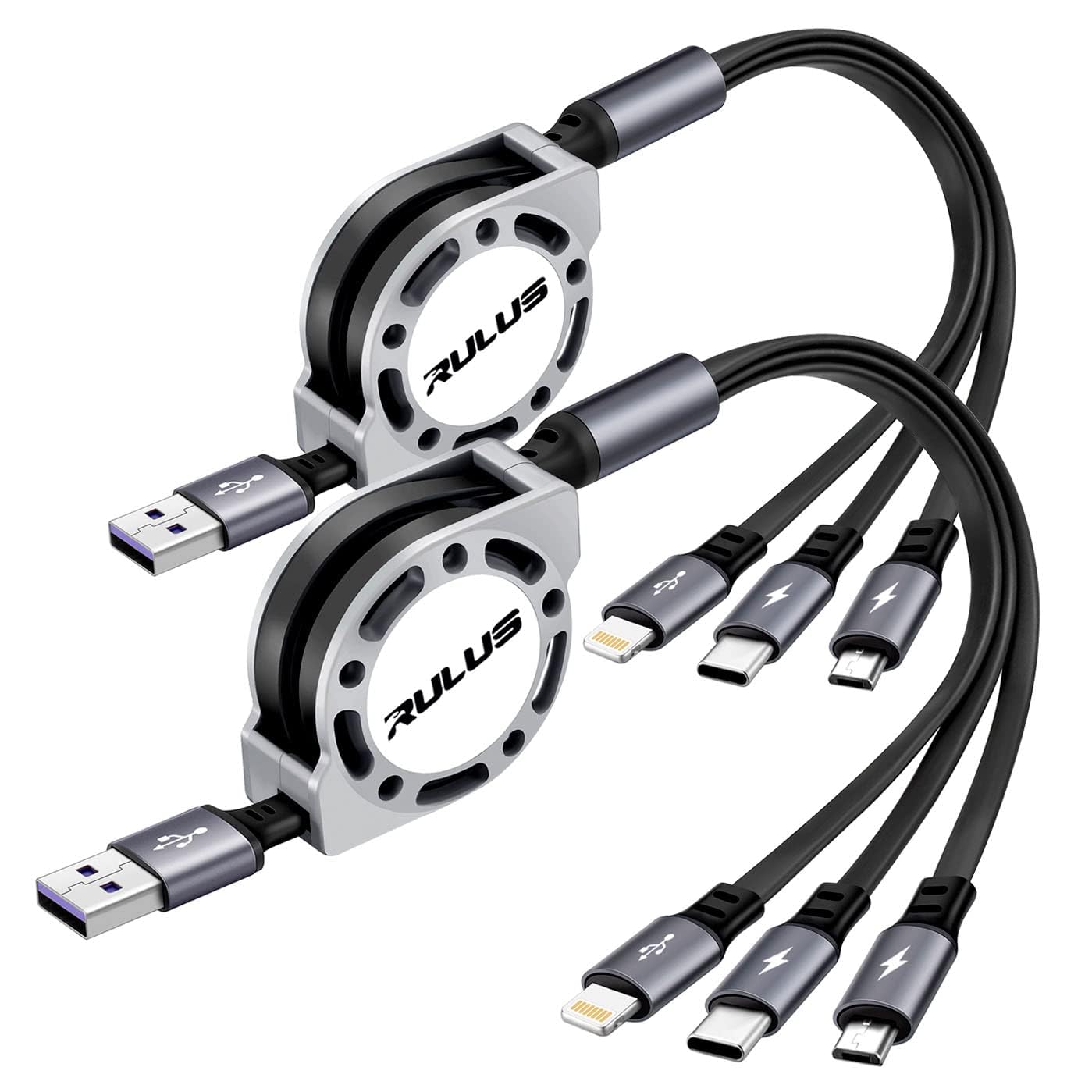 See full amazon price history chart for LUCKYMORDEN Multi Charging Cable 2Pack 4Ft 3 in 1 Retractable Fast Charging Cord Multi Charger Cable Multi USB Cable with IP/Type C/Micro USB Ports (Pack of 1) LUCKYMORDEN Multi Charging Cable 2Pack 4Ft 3 in 1 Retractable Fast Charging Cord Multi Charger Cable Multi USB Cable with IP/Type C/Micro USB Ports (Pack of 1) (B0CM9MHWTQ) Amazon Price History, Amazon Price Tracker