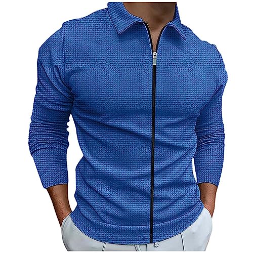 T-shirt gaufré manches longues pour homme léger pour éviter la transpiration