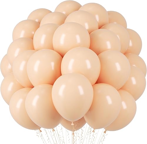 Miniatura 198 de Globos Rosados Retro, paquete de 66 globos de 12 pulgadas de color rosa suave, globos de látex para fiestas de cumpleaños, baby shower, San 07 Retro